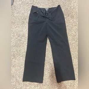 Ann Taylor Lined Charcoal Grey Trousers